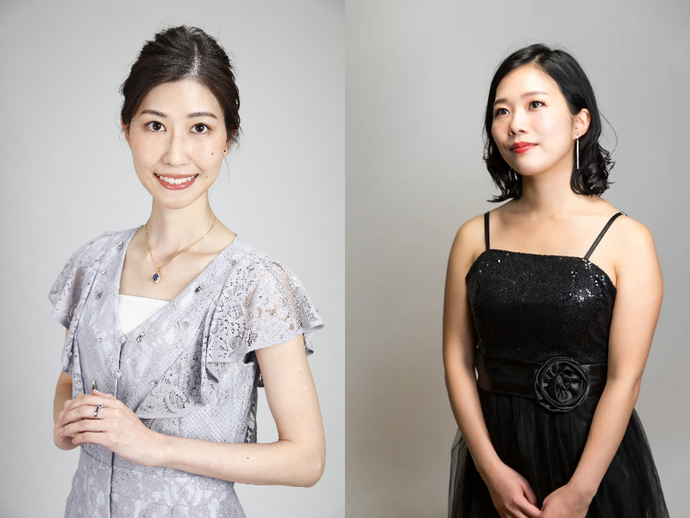 写真：原田真侑（左）、櫻井愛子（右）
