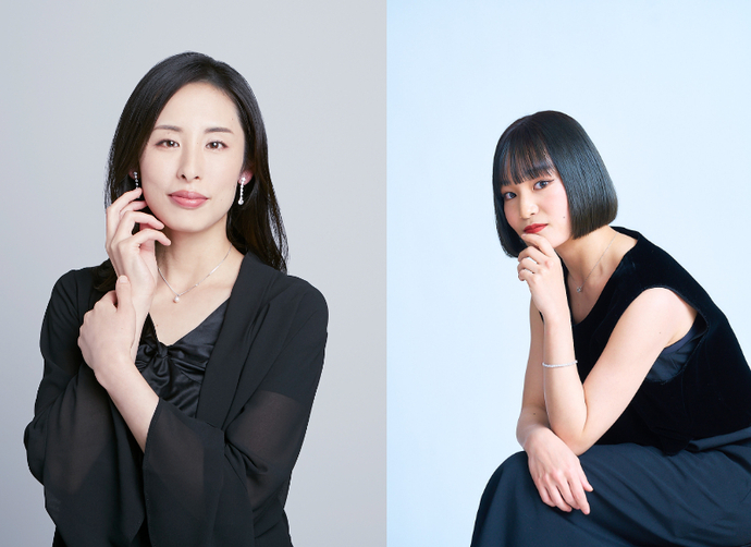加藤麻衣子（オルガン）、鈴木花安（ソプラノ・朗読）アーティスト写真