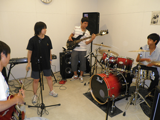 写真：バンド練習