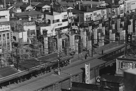 中央線高架化工事（吉祥寺駅構内）（1966年）