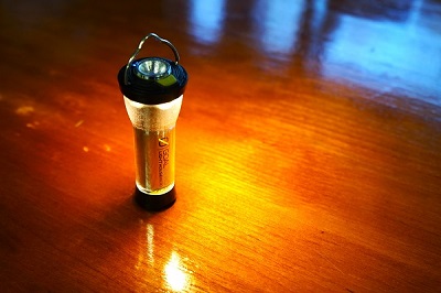 写真：小型LEDランタン