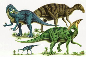 イラスト：恐竜たち
