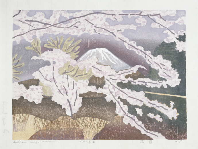 作品:三十六富士 花霞