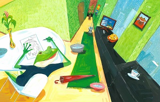作品:『カエルのおでかけ』