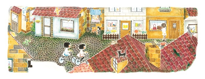 作品:チリとチリリ まちのおはなし