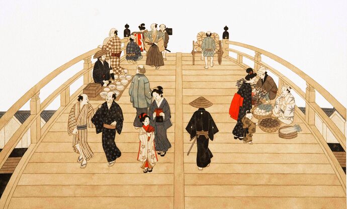 作品:『口は禍いの門 町医北村宗哲』表紙絵