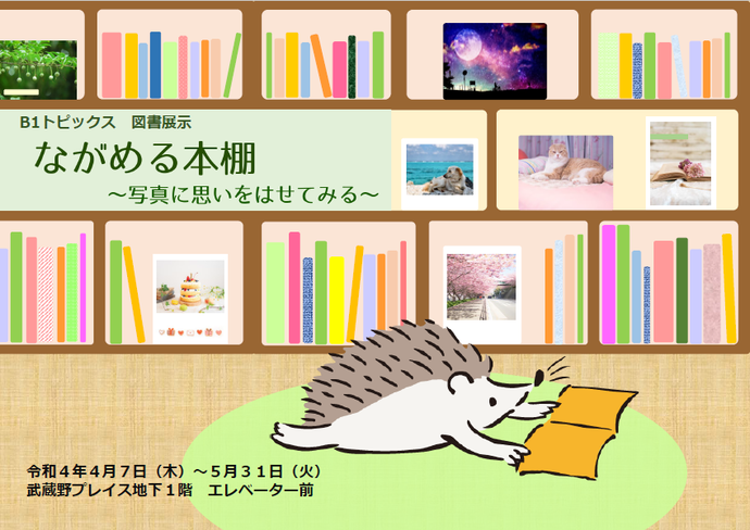 ポスター：ながめる本棚