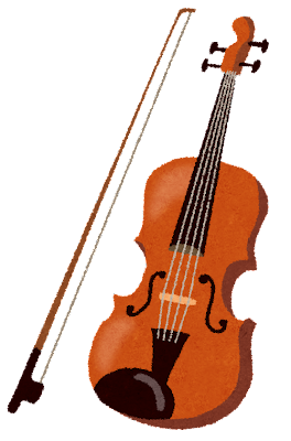 ヴァイオリンのイラスト
