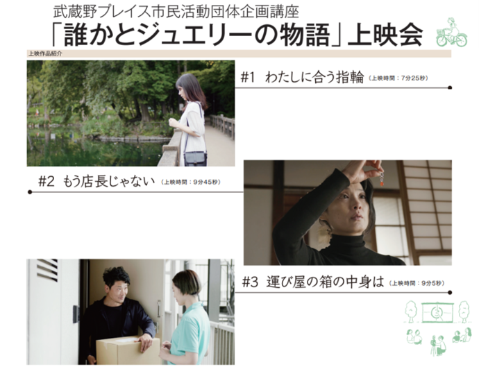 市民活動団体企画「誰かとジュエリーの物語」上映会