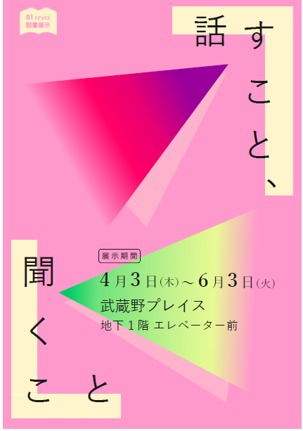 ポスター：話すこと、聞くこと