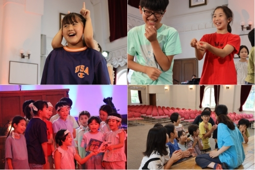 「ジャックと豆の木」ワークショップ時の写真