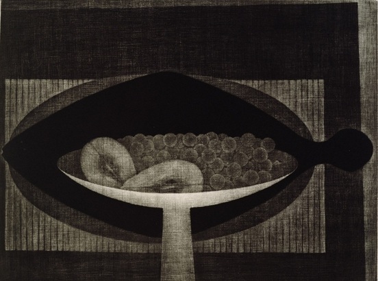 作品：魚と果物