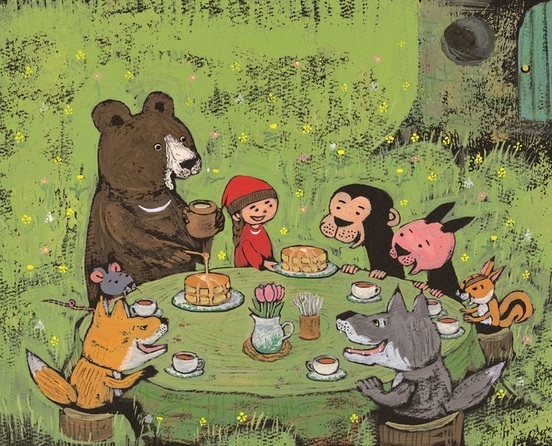 動物たちのお茶会